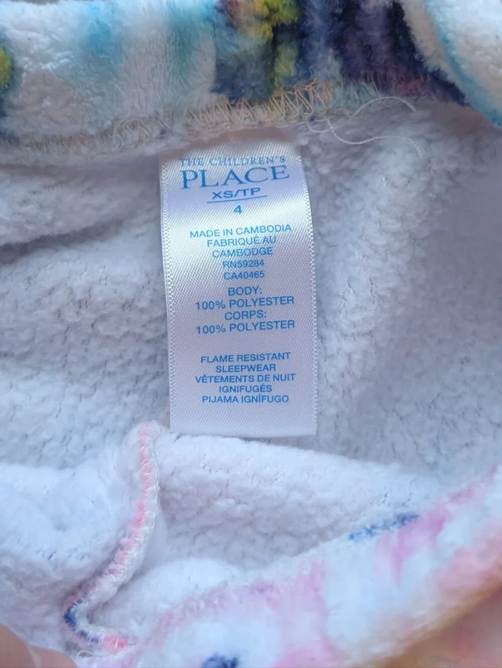 Children's Place Bundle Of 2 Fleece Pajama Shorts Size 4